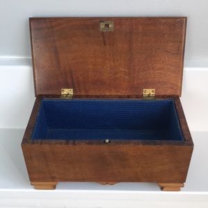 ⭐️ Vintage MCM Wooden Jewellery Box